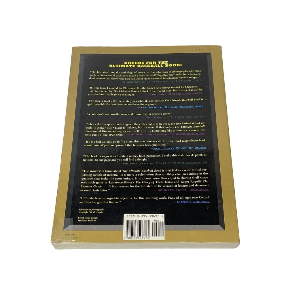 The Ultimate Baseball Book by Daniel Okrent (1991, Paperback, Revised)
